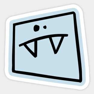 Square heads – Moods 15 Sticker